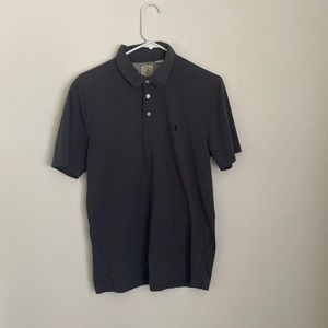 Grey Volcom polo shirt, medium.